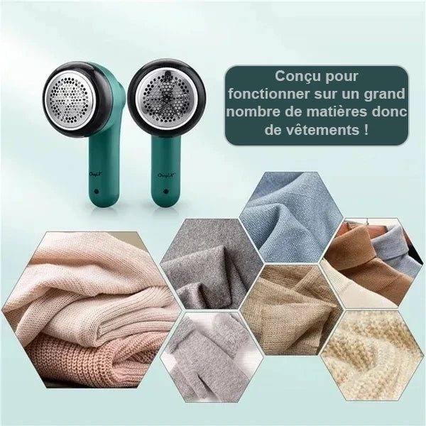 Rase bouche. Fonctionne sur tous types de textiles