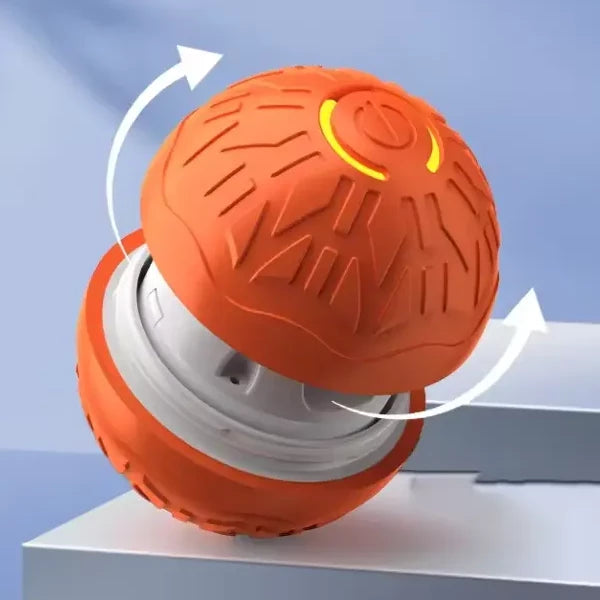 Balle interactive rebondissante ouverte pour la recharger par port usb c câble fourni