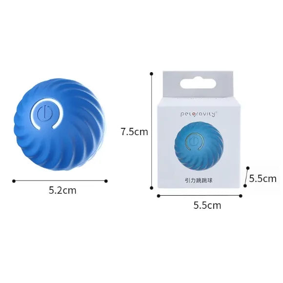 La balle interactive rebondissante dimensions 52 millimètres ou 61 millimètres