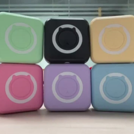 La mini imprimante thermique vidéo de démonstration